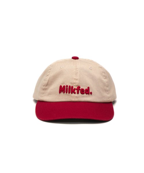 MILK FED(ミルクフェド)/ミルクフェド キャップ MILKFED. 帽子 レトロ おしゃれ アジャスター ロゴ 刺繍 手洗い可 TWILL LOGO CAP 103241051002/img05