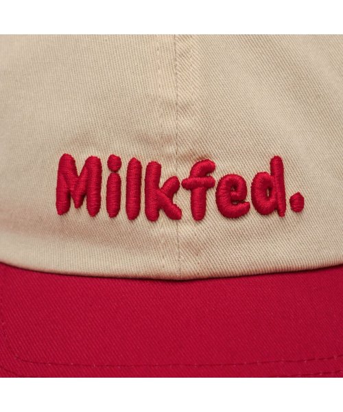 MILK FED(ミルクフェド)/ミルクフェド キャップ MILKFED. 帽子 レトロ おしゃれ アジャスター ロゴ 刺繍 手洗い可 TWILL LOGO CAP 103241051002/img14