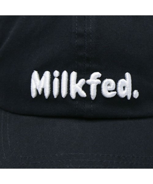 MILK FED(ミルクフェド)/ミルクフェド キャップ MILKFED. 帽子 レトロ おしゃれ アジャスター ロゴ 刺繍 手洗い可 TWILL LOGO CAP 103241051002/img15