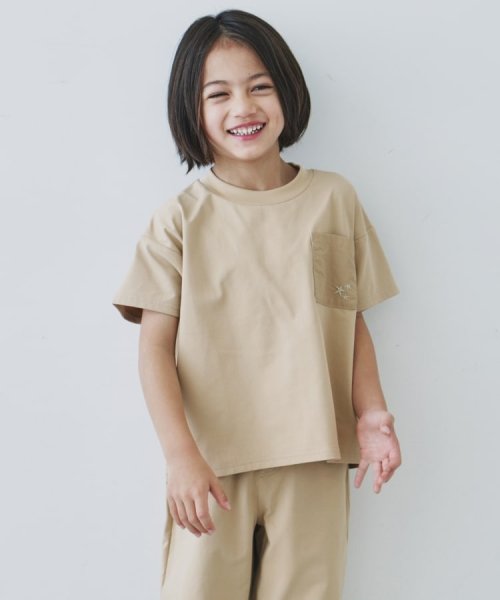 THE SHOP TK（KID）(ザ　ショップ　ティーケー（キッズ）)/【110－160】マルチファンクション半袖Tシャツ/吸水速乾・UV・イージーケア/img04