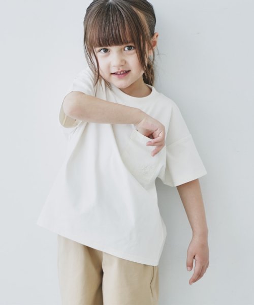 THE SHOP TK（KID）(ザ　ショップ　ティーケー（キッズ）)/【110－160】マルチファンクション半袖Tシャツ/吸水速乾・UV・イージーケア/img11