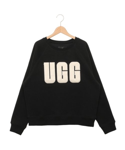 UGG(UGG)/アグ スウェット マドリン ファジー ブラック ホワイト レディース UGG 1123718 BKCRM/img01