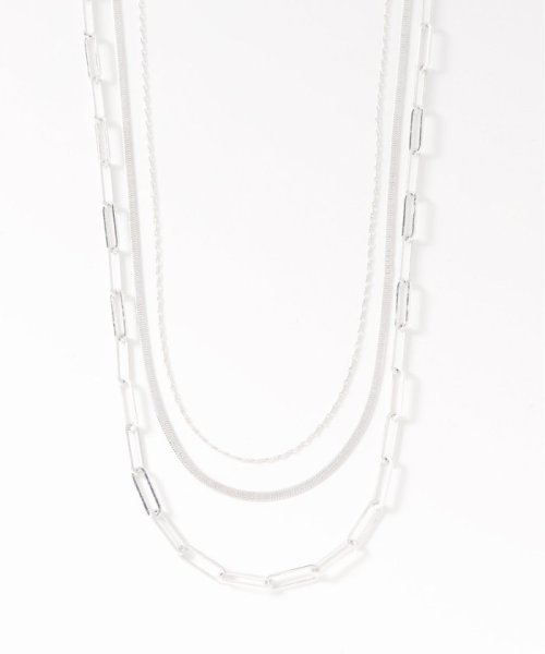 JOURNAL STANDARD(ジャーナルスタンダード)/【Soierie/ソワリー】GEM CLIP NECKLACE：ネックレス (3PSET)/img03