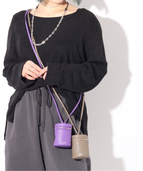 ENSEMBLE(アンサンブル)/【blancle/ ブランクレ】S.LETHER/M.LEATHER CYLINDER BAG/img20