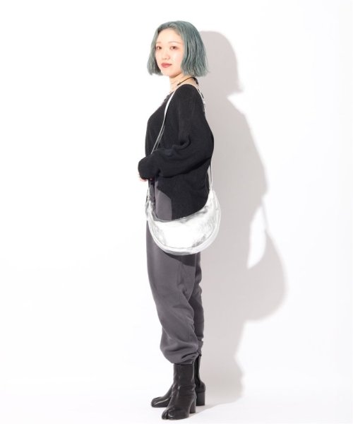 【blancle/ ブランクレ】M.LETHER 2WAY MOON BAG blancle/ ブランクレ LETHER 2WAY MOON