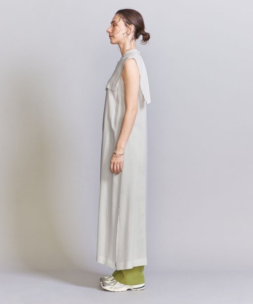 【WEB限定】ソリッド＆フラワー ケープノースリーブワンピース B80 W56 H85