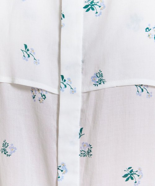 【WEB限定】ソリッド＆フラワー ケープノースリーブワンピース B80 W56 H85