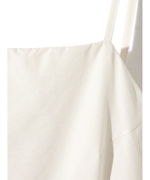 MIDIUMISOLID for Ladies C/NY ティアードキャミソールワンピース 