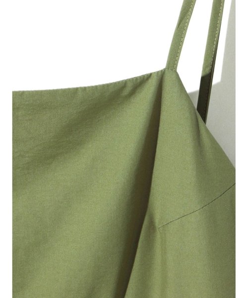 MIDIUMISOLID for Ladies C/NY ティアードキャミソールワンピース 