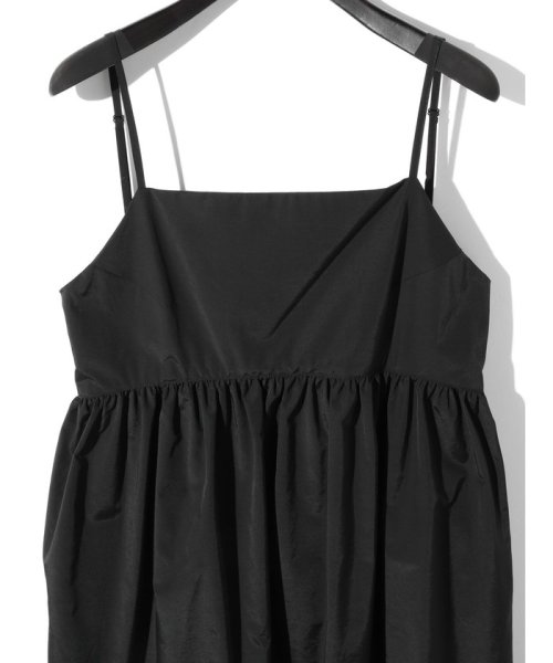 MIDIUMISOLID for Ladies C/NY ティアードキャミソールワンピース 