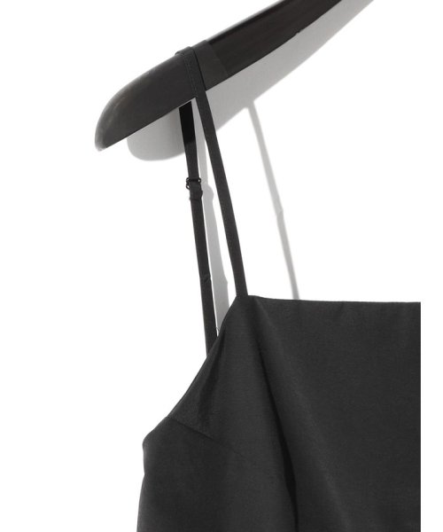 MIDIUMISOLID for Ladies C/NY ティアードキャミソールワンピース 