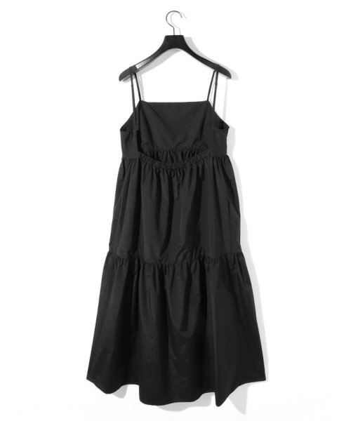 MIDIUMISOLID for Ladies C/NY ティアードキャミソールワンピース 