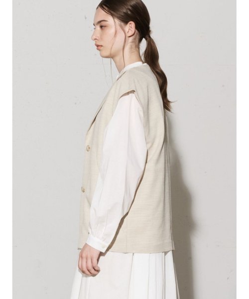 MIDIUMISOLID for Ladies リネンライクジレ ベスト・ジレ PE1596761863(12155円)