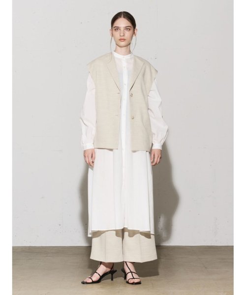 MIDIUMISOLID for Ladies リネンライクジレ ベスト・ジレ PE1596761863(12155円)