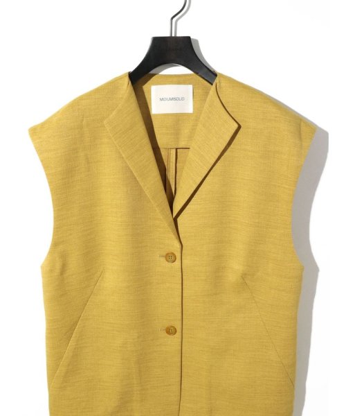 MIDIUMISOLID for Ladies リネンライクジレ ベスト・ジレ PE1596761863(12155円)