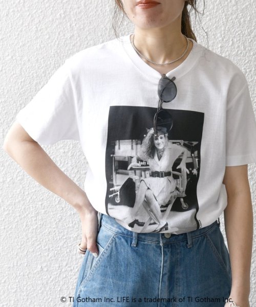 SHIPS any WOMEN(シップス　エニィ　ウィメン)/GOOD ROCK SPEED:〈洗濯機可能〉LIFE フォト プリント TEE 24SS/img05