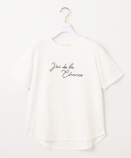 any SiS L(エニスィス（大きいサイズ）)/ロゴ刺繍 Tシャツ/img07