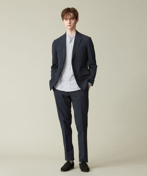 【セットアップ対応 / ウォッシャブル】トラベラーズシアサッカー スラックス 家庭洗濯 手洗い