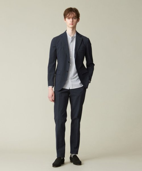 【セットアップ対応 / ウォッシャブル】トラベラーズシアサッカー スラックス 家庭洗濯 手洗い