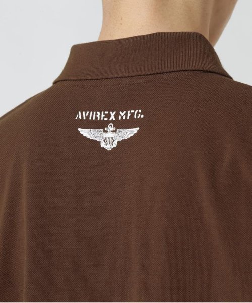AVIREX(AVIREX)/ネイバル パッチド ポロシャツ/NAVAL PATCHED POLO SHIRT/img21
