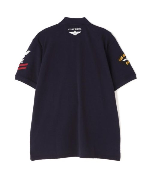 AVIREX(AVIREX)/ネイバル パッチド ポロシャツ/NAVAL PATCHED POLO SHIRT/img31