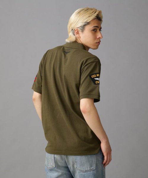 AVIREX(AVIREX)/ネイバル パッチド ポロシャツ/NAVAL PATCHED POLO SHIRT/img33