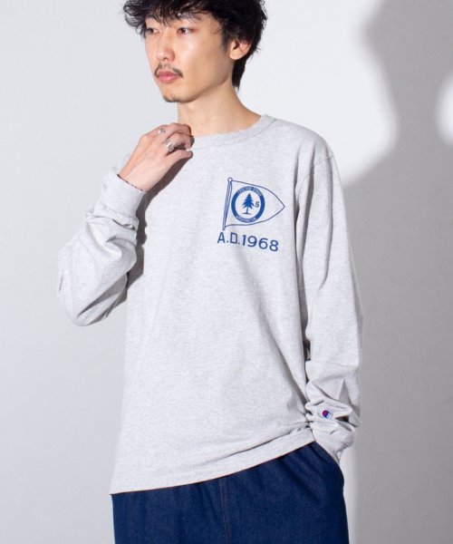 GLOSTER(GLOSTER)/【Champion/チャンピオン】プリントロンT 長袖Tシャツ ダメージ加工/img21