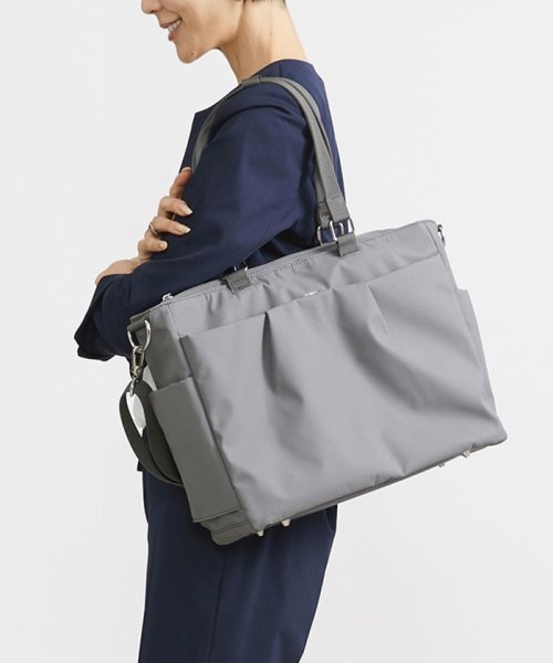 MK MICHEL KLEIN BAG(エムケーミッシェルクランバッグ)/[AGS搭載/A4サイズ対応]機能性スクエアトートバッグ/img14