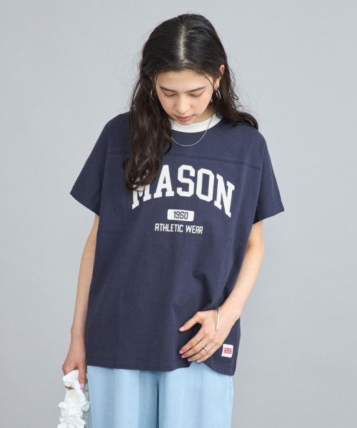 coen(coen)/MASON（メイソン）別注フットボールロゴTシャツ/img16
