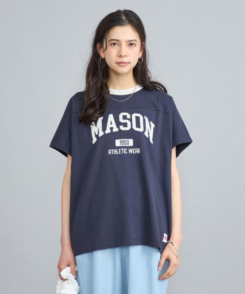 coen(coen)/MASON（メイソン）別注フットボールロゴTシャツ/img17