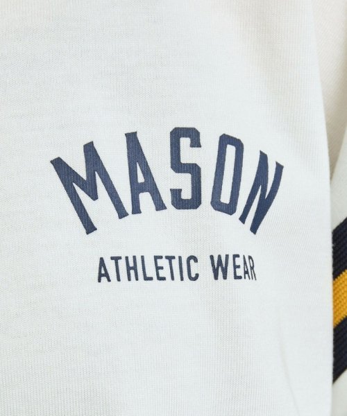 coen(coen)/MASON（メイソン）別注クロップドフットボールTシャツ/img20