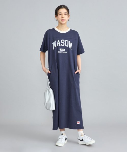 coen(coen)/【WEB限定】MASON（メイソン）別注リンガーロゴワンピース/img10