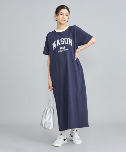 coen(coen)/【WEB限定】MASON（メイソン）別注リンガーロゴワンピース/img11