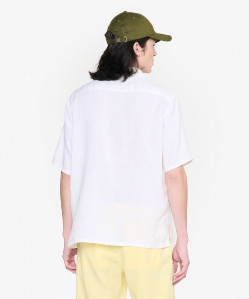 ＡＩＧＬＥ MEN(エーグル　メンズ)/リネン ワンポイント刺繍ロゴ オープンカラーシャツ/img03
