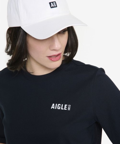 AIGLE(エーグル)/吸水速乾 ワンポイントロゴプリント 半袖Tシャツ/img04