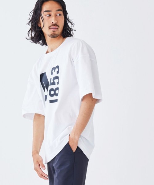ＡＩＧＬＥ MEN(エーグル　メンズ)/【EC限定】 オーガニックコットン オーバーサイズ ビッグロゴ 半袖Tシャツ/img06