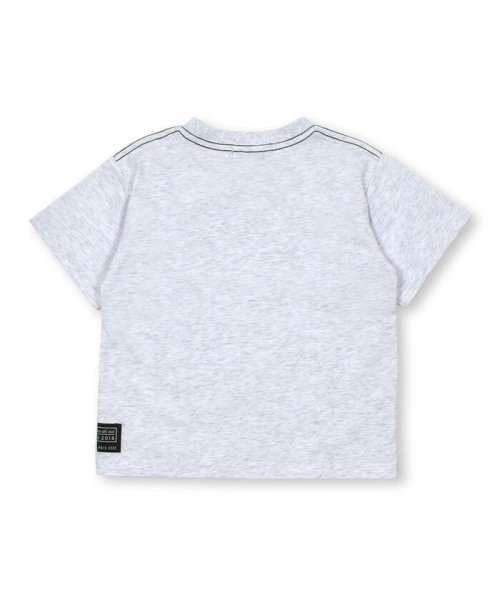 BeBe Petits Pois Vert(ベベ プチ ポワ ヴェール)/チェックパッチロゴ半袖Tシャツ(95~150cm)/img07