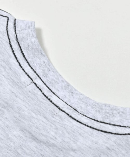 BeBe Petits Pois Vert(ベベ プチ ポワ ヴェール)/チェックパッチロゴ半袖Tシャツ(95~150cm)/img13