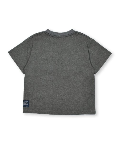 BeBe Petits Pois Vert(ベベ プチ ポワ ヴェール)/チェックパッチロゴ半袖Tシャツ(95~150cm)/img15