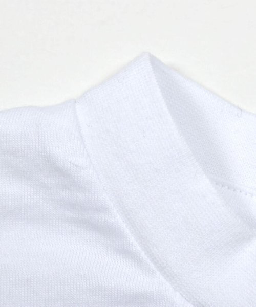 BeBe Petits Pois Vert(ベベ プチ ポワ ヴェール)/【お揃い】PPVロゴプリント切り替え半袖Tシャツ(95~150cm)/img06