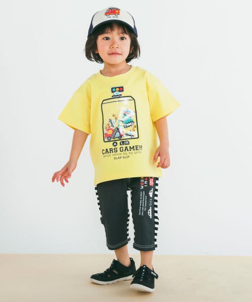 SLAP SLIP(スラップスリップ)/はたらくくるまクレーンゲーム半袖Tシャツ(80~120cm)/img02