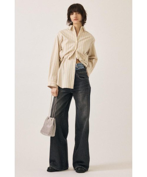 moussy(マウジー)/W WAIST WIDE LEG STRAIGHT/img11