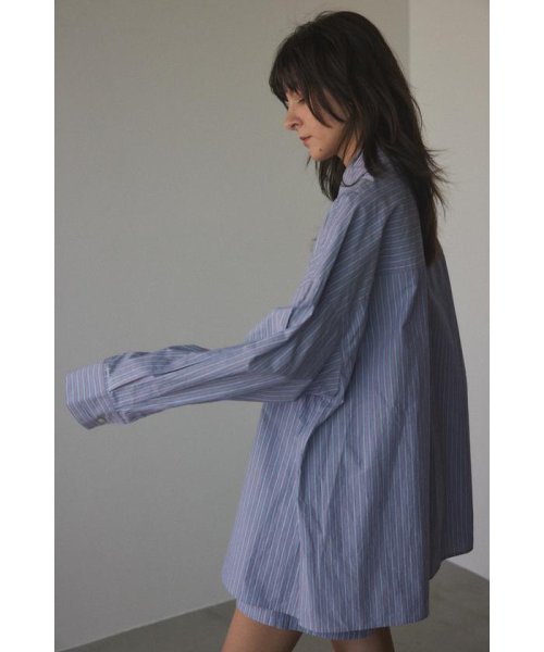 BLACK BY MOUSSY(ブラックバイマウジー)/relax stripe loose shirts/img02