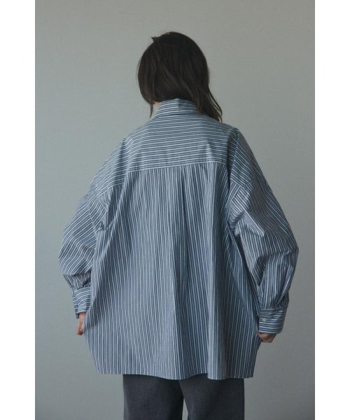 BLACK BY MOUSSY(ブラックバイマウジー)/relax stripe loose shirts/img10