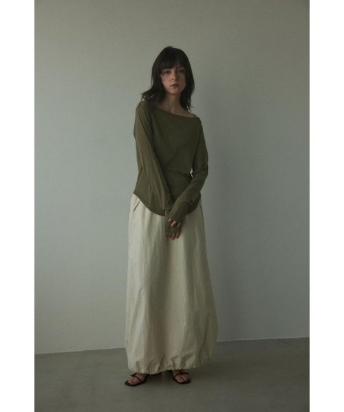 BLACK BY MOUSSY(ブラックバイマウジー)/military jumper skirt/img11