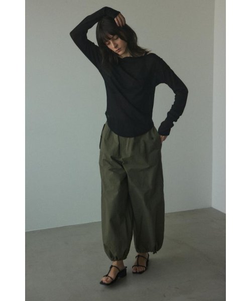 BLACK BY MOUSSY(ブラックバイマウジー)/military balloon pants/img35