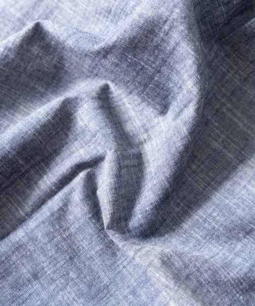 Nylaus(ナイラス)/ビッグシルエット ショートスリーブ シャンブレールーズシャツ 半袖シャツ/img07