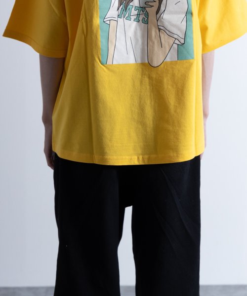 Nylaus(ナイラス)/ビッグシルエット アソートイラストプリント ショートスリーブTシャツ 半袖Tシャツ/img13
