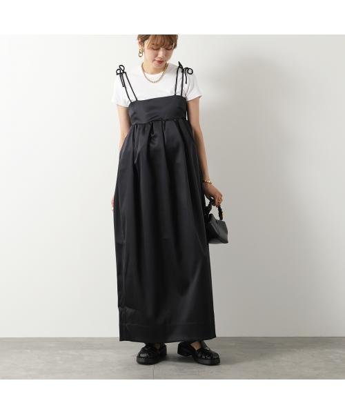 GANNI(ガニー)/GANNI ワンピース Double Satin String Long Dress F8582 6653/img01