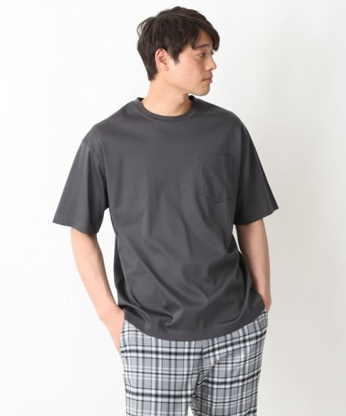 a.v.v (MEN)(アー・ヴェ・ヴェメンズ)/【接触冷感】ハイクオリティーコットンシルケットTシャツ/img31